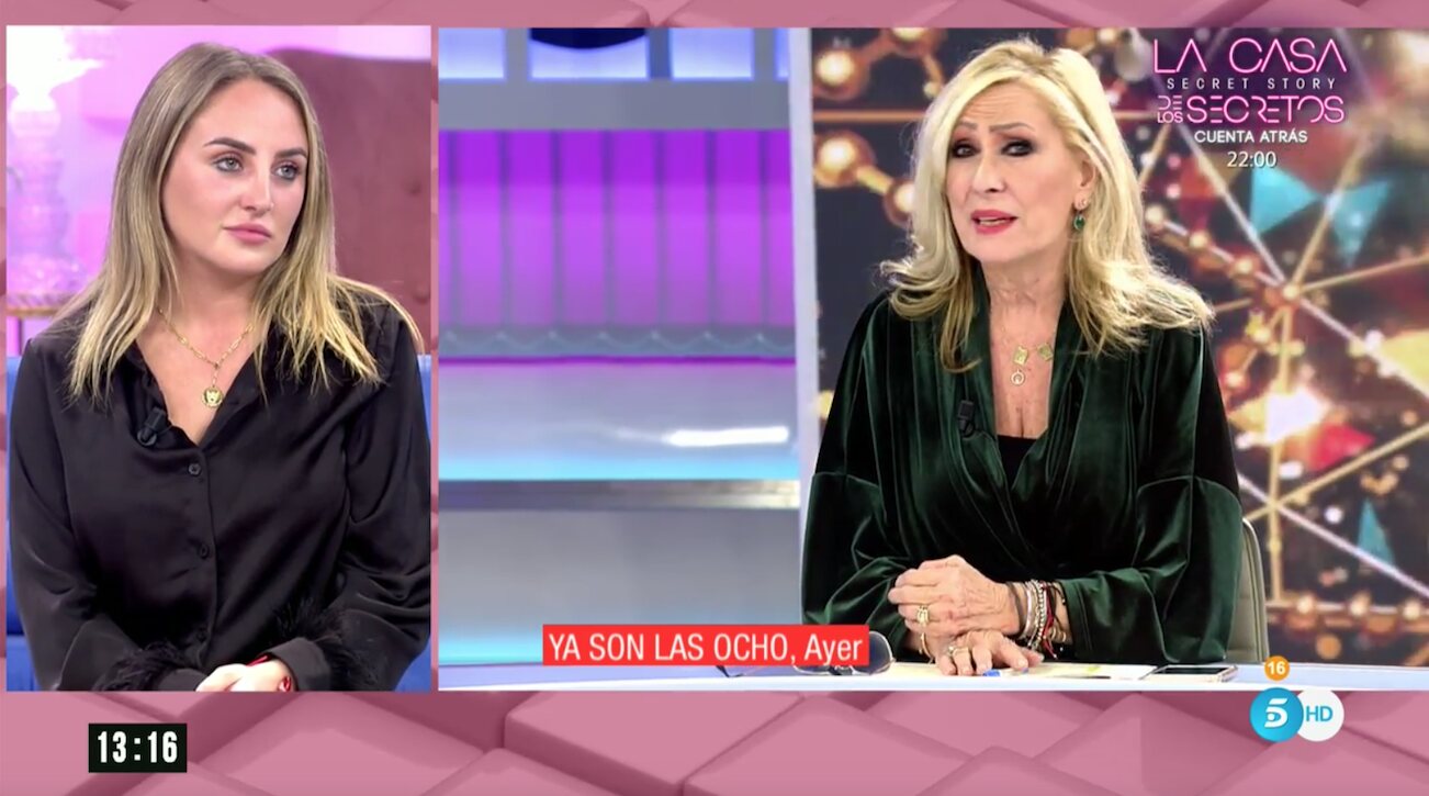 Rocío Flores hablando de Rosa Benito en 'AR' / Telecinco.es