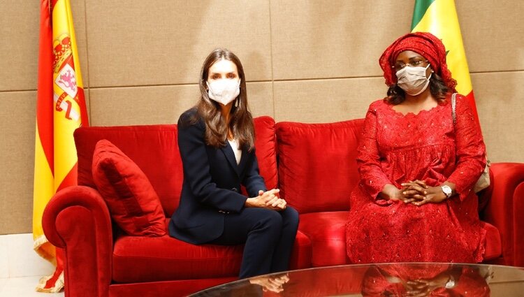 La Reina Letizia con la Primera Dama de Senegal