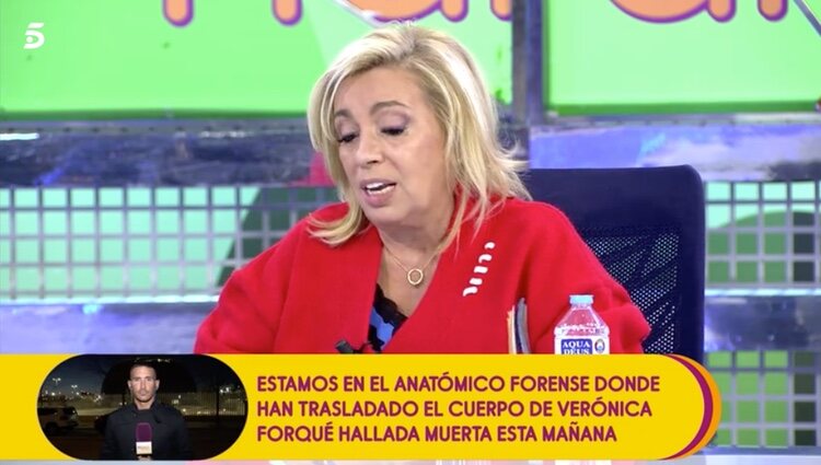 Carmen Borrego habla del suicidio de su padre, José María Borrego / Foto: Telecinco.es