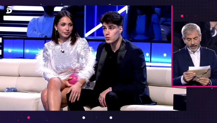 Sandra Pica y Julen finalistas de el juego de los secretos / Foto: Telecinco.es