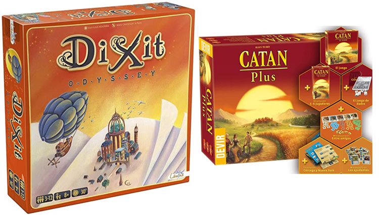 Dixit y Catan Plus