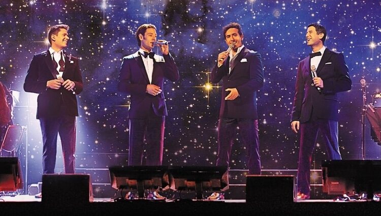 El grupo Il Divo en el escenario