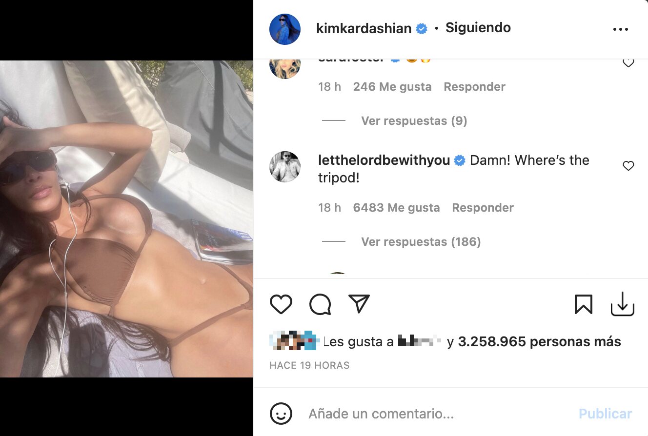 Kim, de vacaciones en las Bahamas con Pete Davidson | Foto: Instagram