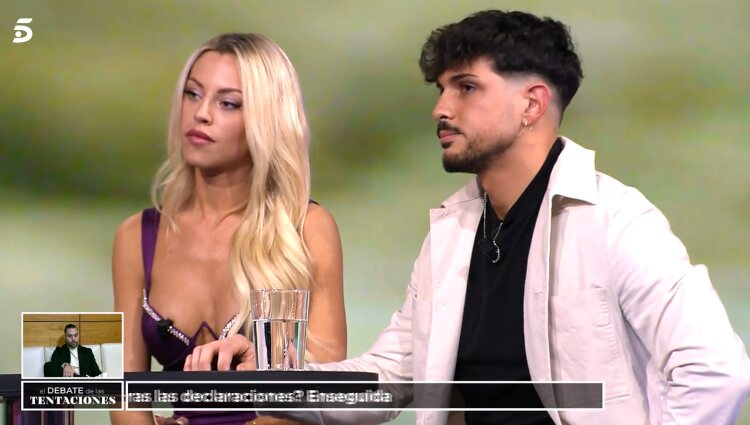 Sandra y Darío en 'El debate de las tentaciones' / Foto: Telecinco.es