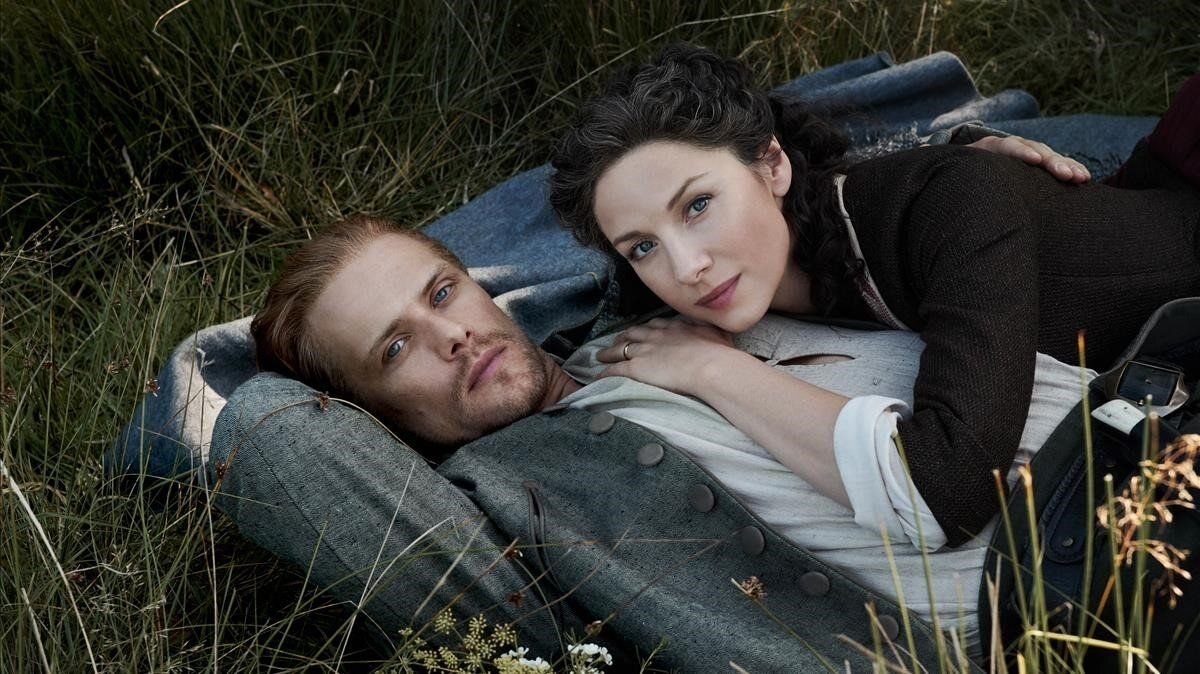 Los protagonistas de 'Outlander'