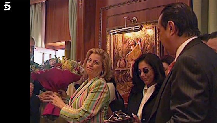 Maite Zaldívar, Isabel Pantoja y Julián Muñoz en el Día de Andalucía 2003