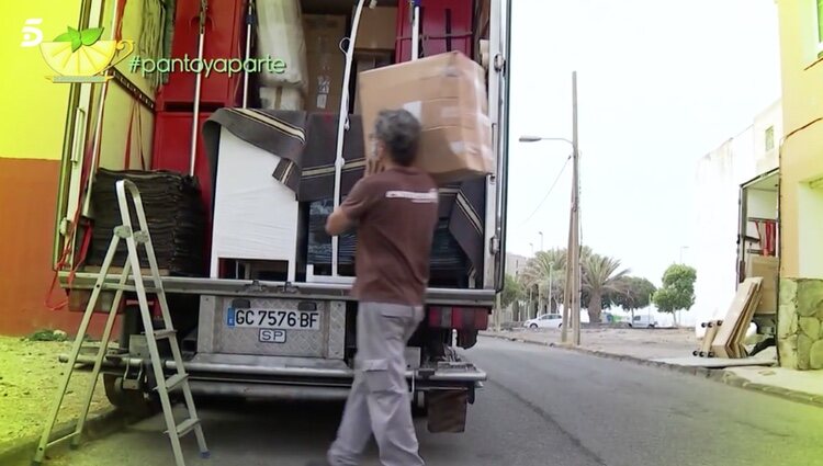 Así fue la mudanza de Anabel Pantoja / Foto: Telecinco.es