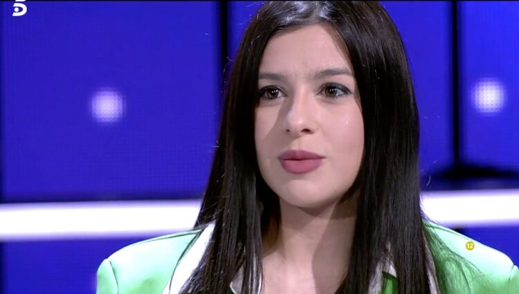 Elena reacciona a las palabras de Alberto / Foto: Telecinco.es