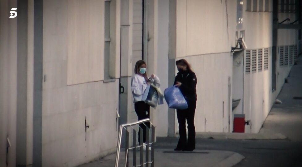 Oriana Marzoli, tras pasar la noche el calabozo | Foto: Telecinco.es