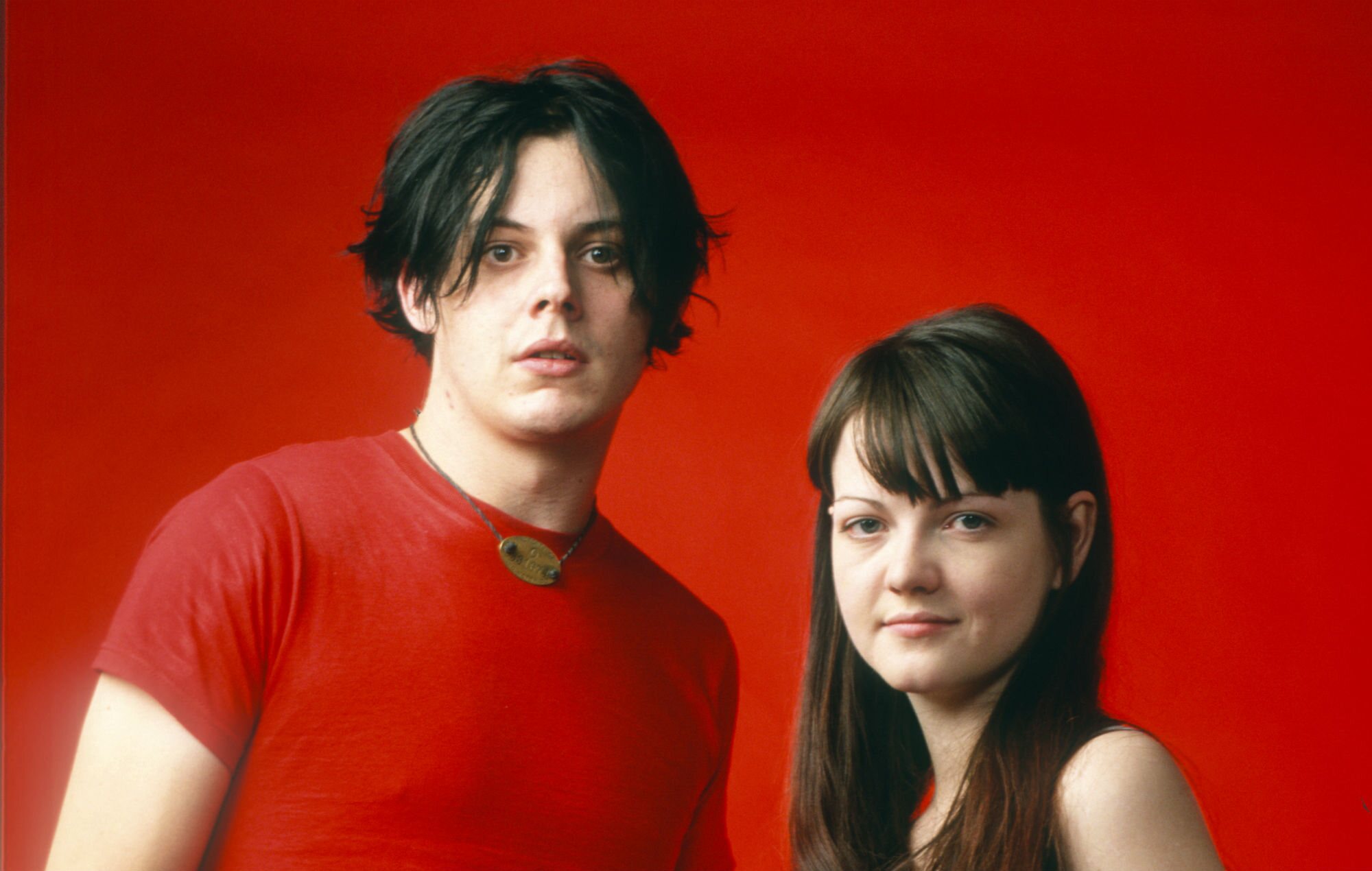 John Anthony Gillis y Meg Martha White, miembros de The Whites Stripes