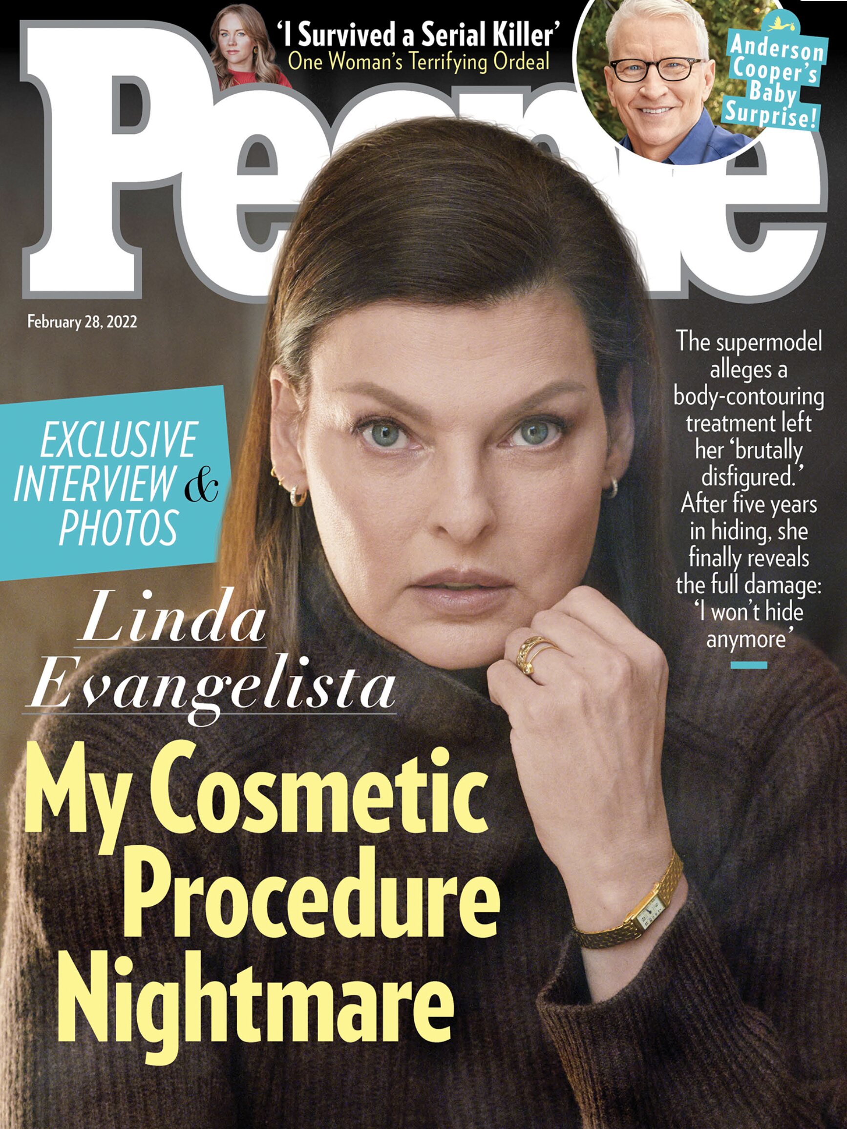 Linda Evangelista en la portada de People