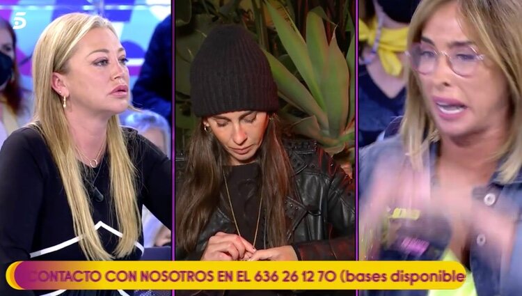 Belén Esteban y María Patiño se enfrentan en 'Sálvame' / Foto: Telecinco.es