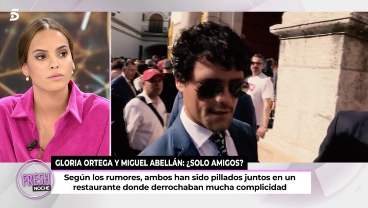 Gloria K habla de Miguel Abellán en 'Ya son las ocho' / Foto: Telecinco.es