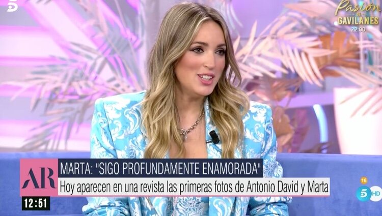 Marta Riesco en 'El programa de AR' | Foto: telecinco.es