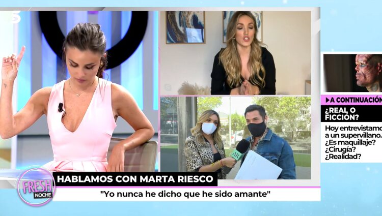 Marta Riesco y Alexia Rivas en 'Ya son las ocho' / Foto: Telecinco.es