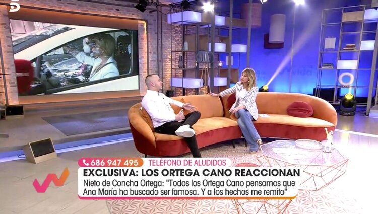 Fran Rioja, sobrino de José Ortega Cano, en 'Viva la Vida' / Foto: Telecinco.es