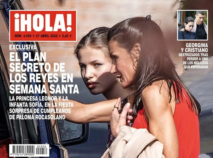 La Reina Letizia y la Princesa Leonor en ¡Hola!