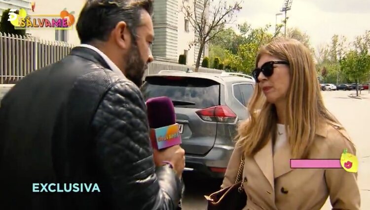 Eva Zaldívar habla en 'Sálvame' / Foto: Telecinco.es