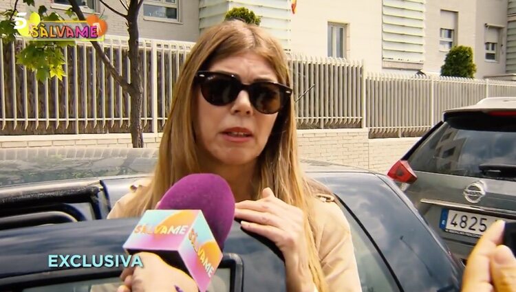 Eva Zaldívar habla en 'Sálvame' / Foto: Telecinco.es