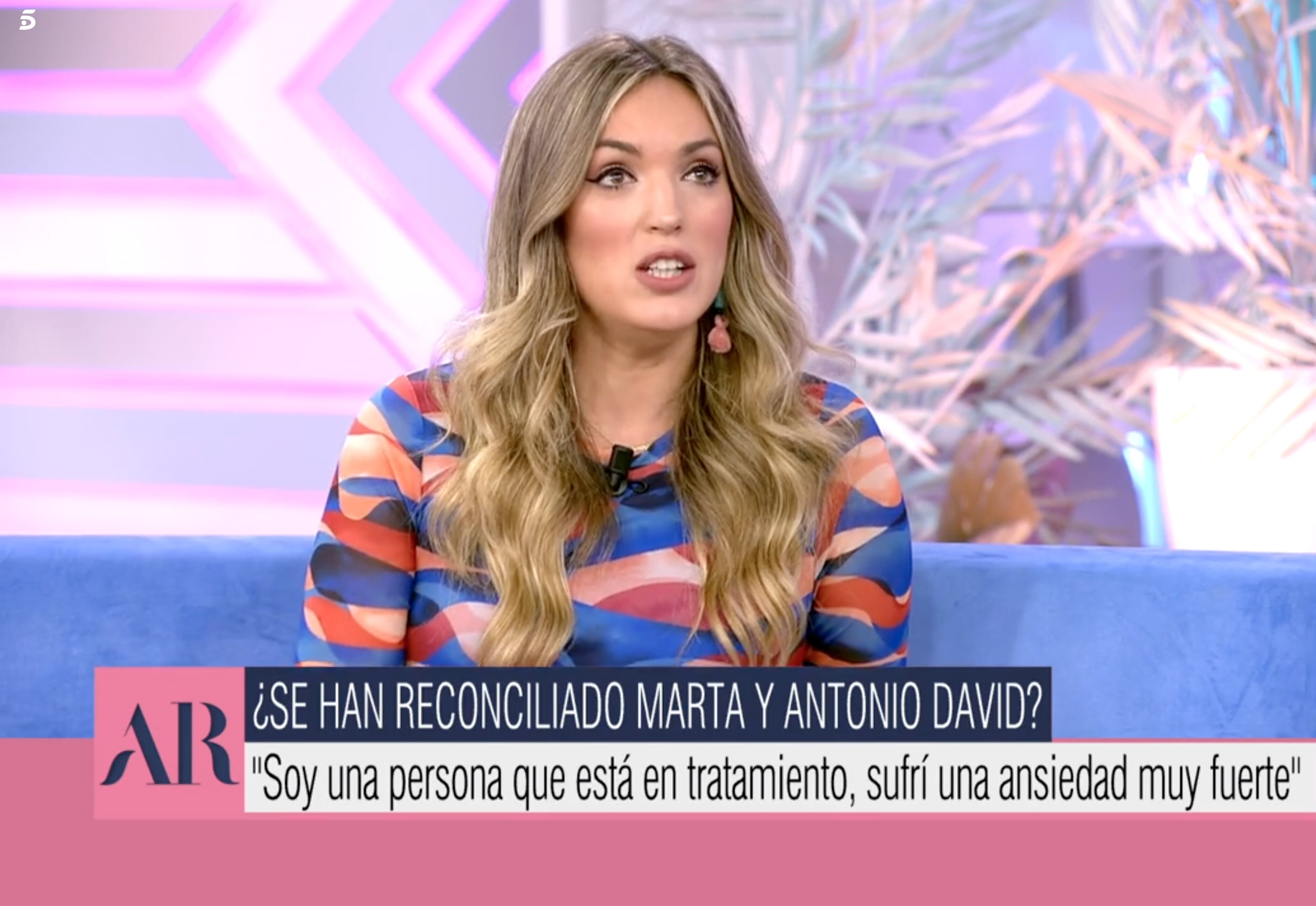 Marta Riesco, mucho más tranquila en su reaparición | Foto: Telecinco.es