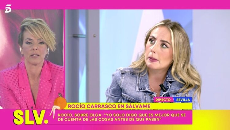 Rocío Carrasco escucha lo dicho por Rocío Flores | Foto: telecinco.es