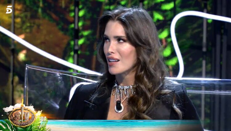 Marta López Álamo en el plató de 'Supervivientes' / Foto: Telecinco.es