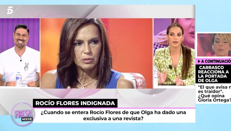 Gloria Camila habla en 'Ya son las ocho' / Foto: Telecinco.es