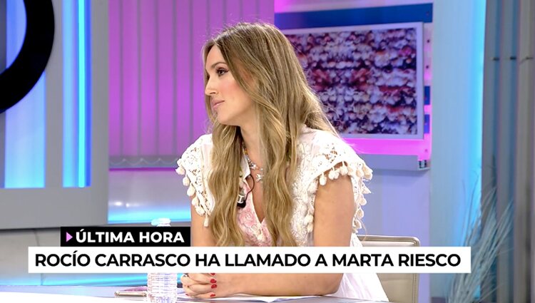 Marta Riesco en 'Ya son las ocho'