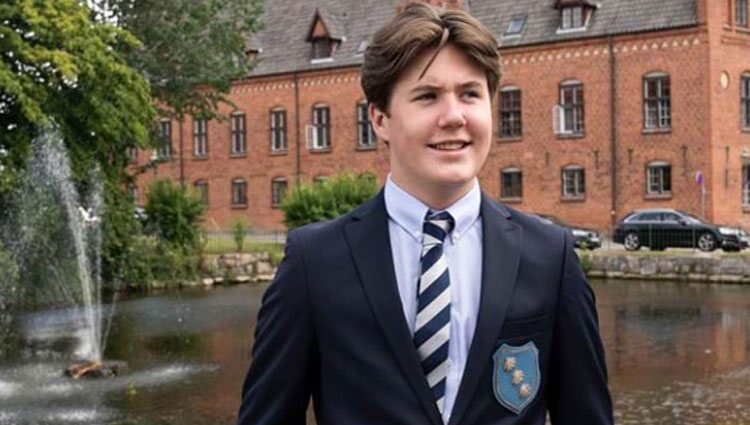 Christian de Dinamarca posa como alumno de Herlufsholm