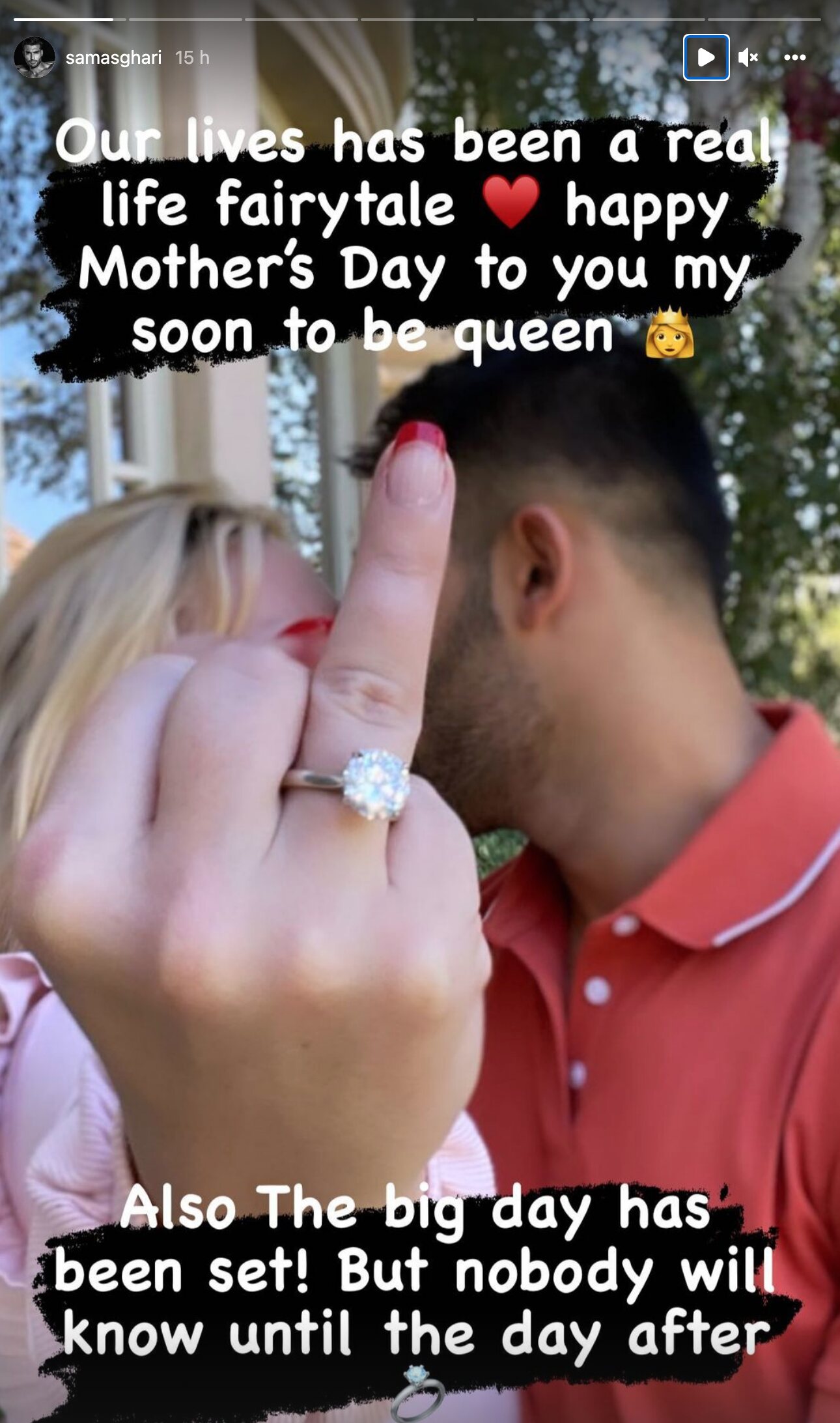 Sam Asghari felicita a Britney Spears por el día de la madre | Foto: Instagram