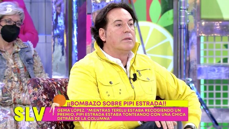 Pipi Estrada en el plató de 'Sálvame' / Foto: Telecinco.es