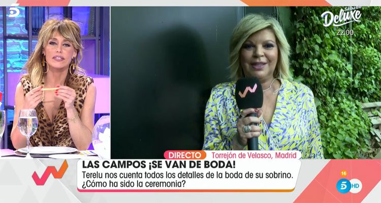 Terelu Campos durante su conexión con 'Viva la vida'