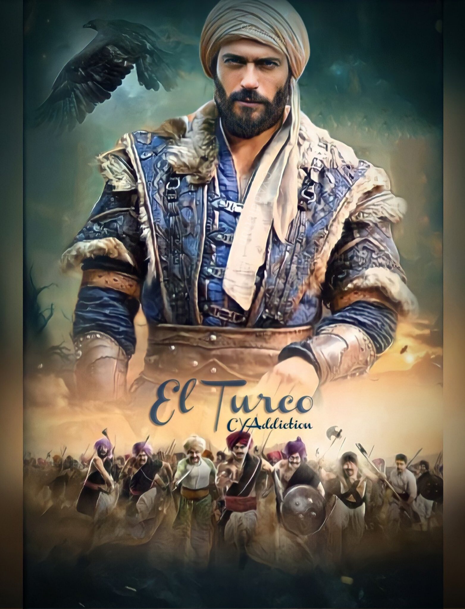 Can Yaman, 'caracterizado' para su serie 'El turco'/ Foto: Twitter