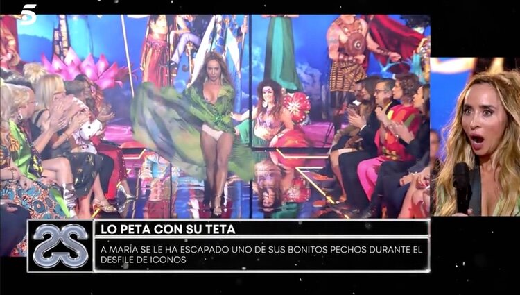 María Patiño y su descuido | Foto: telecinco.es