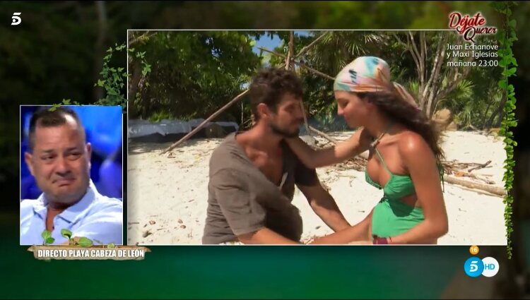 Tania se declara a Alejandro y le propone matrimonio en 'Supervivientes 2022' | Fuente: telecinco.es