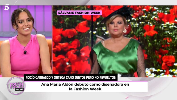 Gloria K habla de la coleción de Ana María Aldón / Foto: Telecinco.es