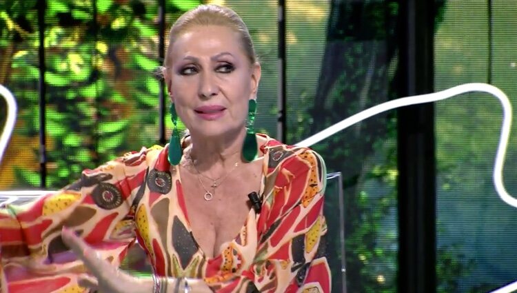 Rosa Benito en el plató de 'Supervivientes' / Foto: Telecinco.es