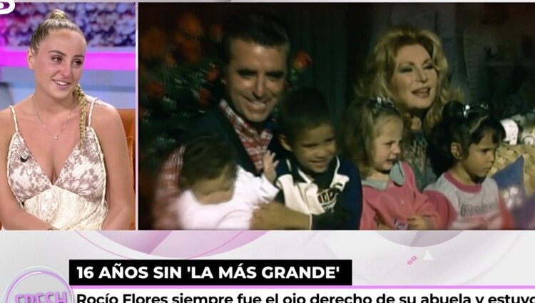 Rocío se emociona recordando a su abuela | Foto: telecinco.es