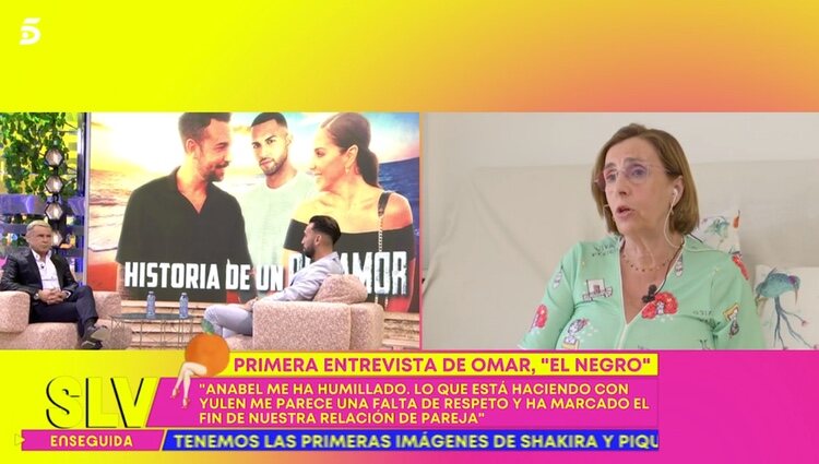 Merchi, madre de Anabel, en 'Sálvame' / Foto: Telecinco.es