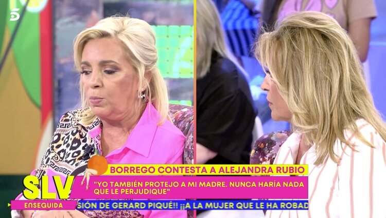 Carmen Borrego en el plató de 'Sálvame' / Foto: Telecinco.es