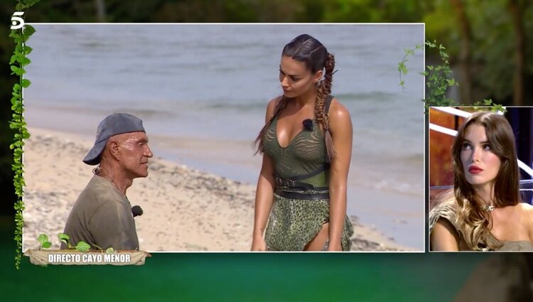 Kiko Matamoros y Lara Álvarez en 'Supervivientes 2022' / Foto: Telecinco.es