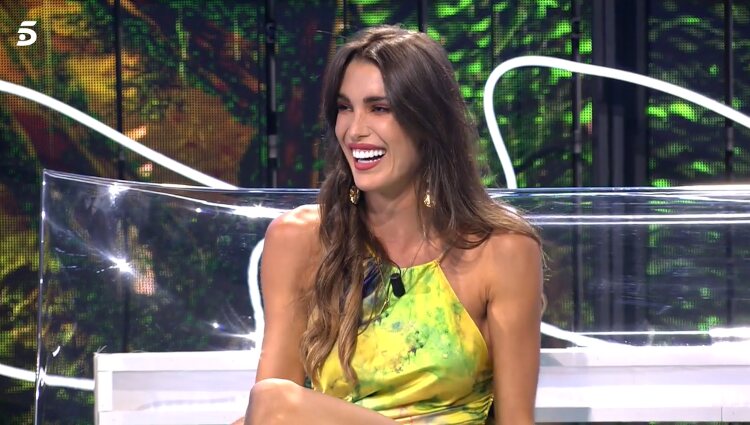 Marta López Álamo en el plató de 'Supervivientes' / Foto: Telecinco.es