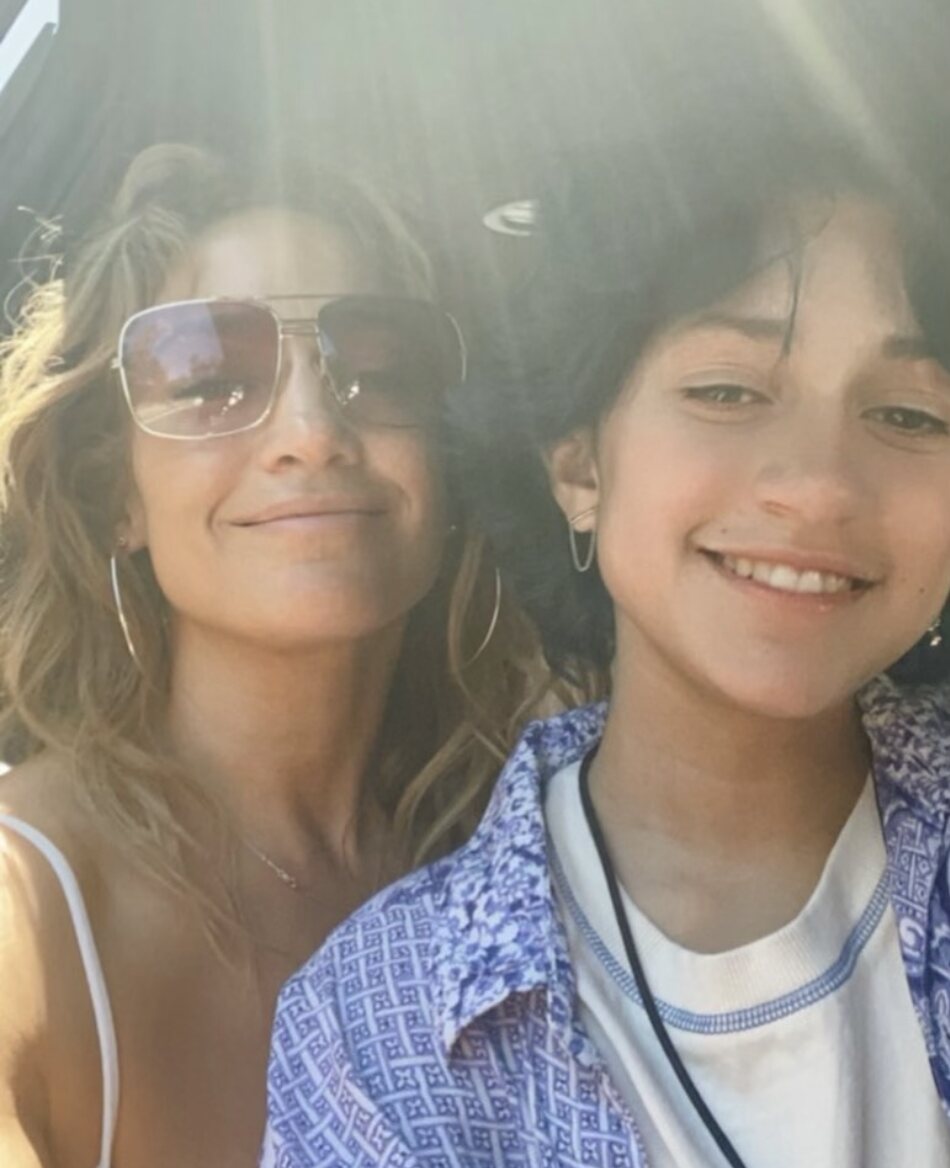 Jennifer Lopez y su hije Emme/ Foto: Instagram