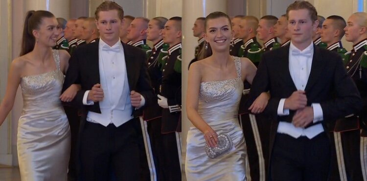 Magnus Heien Haugstad en la cena de gala de Ingrid Alexandra de Noruega