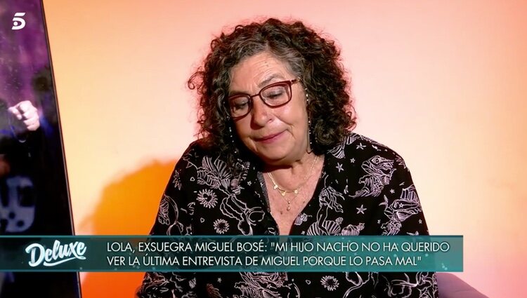 Lola Medina visita el plató de 'Sálvame Deluxe' / Foto: Telecinco.es