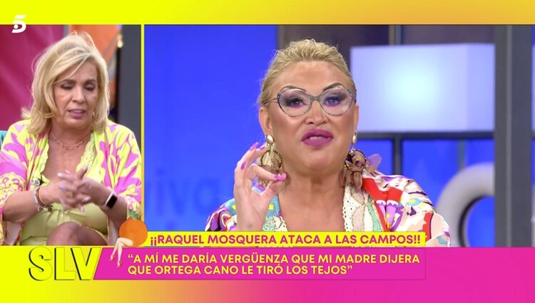 Carmen Borrego contesta a Raquel Mosquera / Foto: Telecinco.es