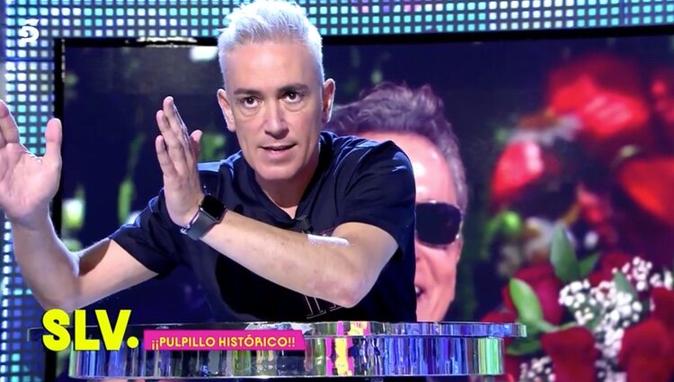 Kiko Hernández dando la exclusiva | Foto: Telecinco