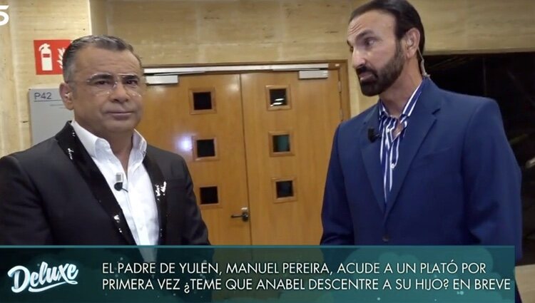 El padre de Yulen con Jorge Javier | Foto: telecinco.es