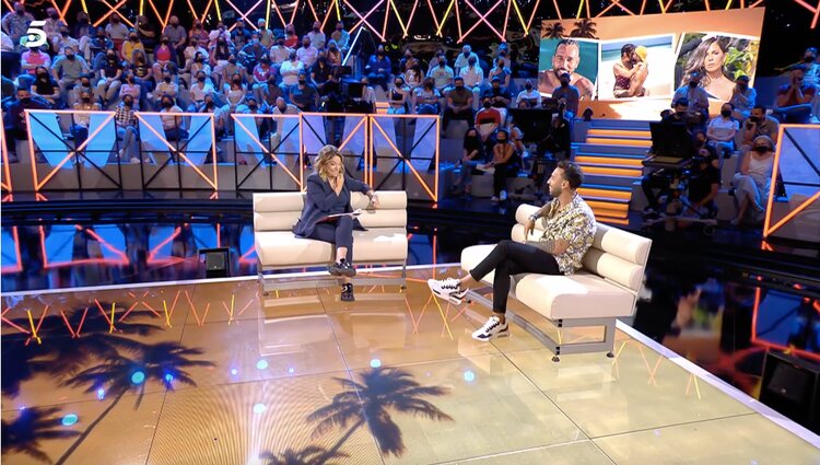 Omar Sánchez en el plató de 'Déjate querer' | Foto: Telecinco