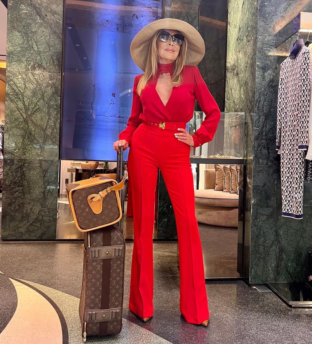 Ana Obregón vestida de rojo/ Foto: Instagram